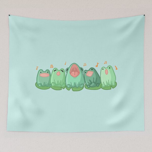 Item preview, Happy singing froggos designed and sold by FlowMinnow.