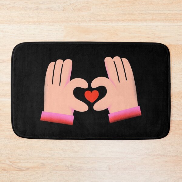 Item preview, Hands Making Heart Design - Love & Unity Art on Redbubble designed and sold by Luxuriously.