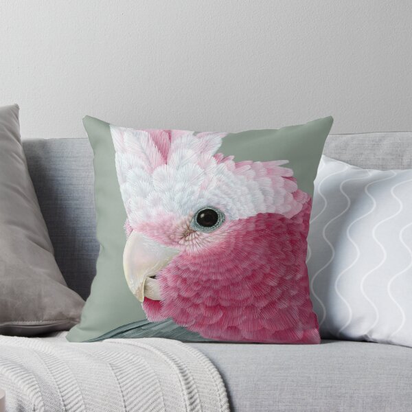 Item preview, Pretty in pink. Galah. Australian native parrot. designed and sold by ArtbyLeanneWB.