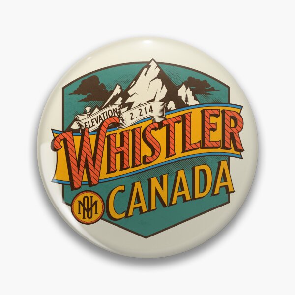 Item preview, Whistler Ski Resort - Vancouver, Canada designed and sold by Paperfly Doodles.