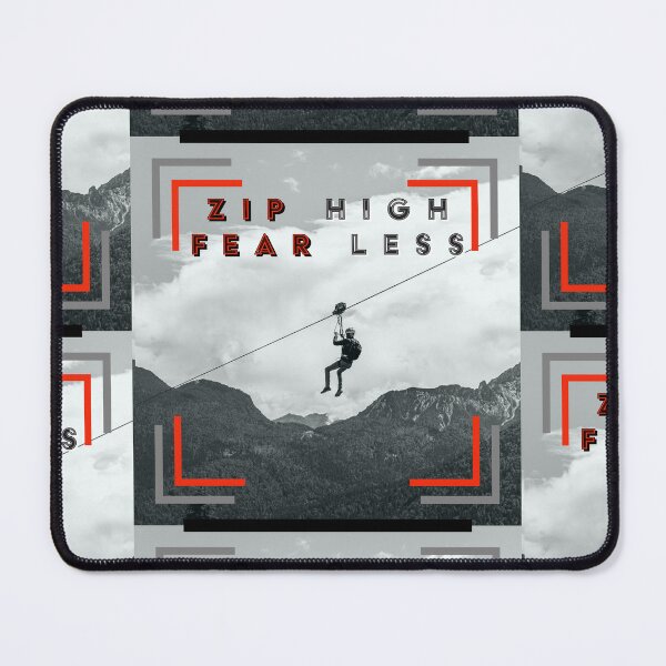 Item preview, Zip High Fear Less designed and sold by TheBruce77.