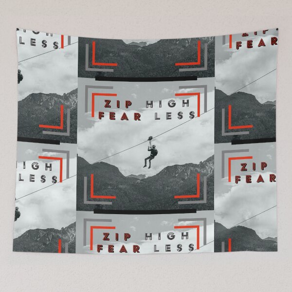 Item preview, Zip High Fear Less designed and sold by TheBruce77.