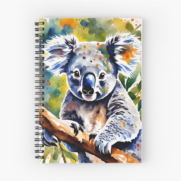 Item preview, Koala (Phascolarctos cinereus) World Wildlife Watercolour Style designed and sold by Country-Artist.