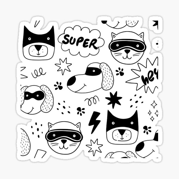 Item preview, dogs designed and sold by MariMarte.