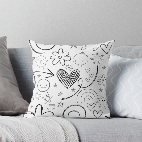 Item preview, White Doodly Chalk designed and sold by KookiePalette.