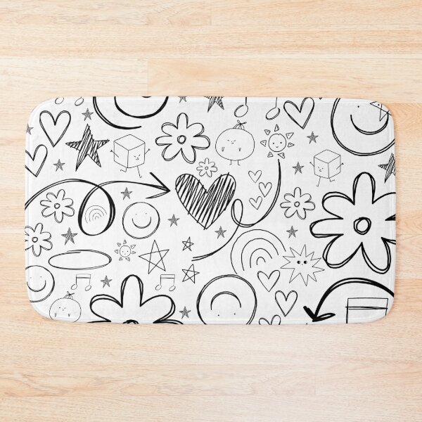 Item preview, White Doodly Chalk designed and sold by KookiePalette.