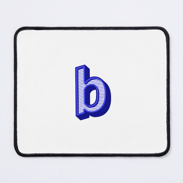 Item preview, 3D Alphabet Letter b - Bold Typography Design - Lowercase Alphabet Artwork designed and sold by uncoXab.