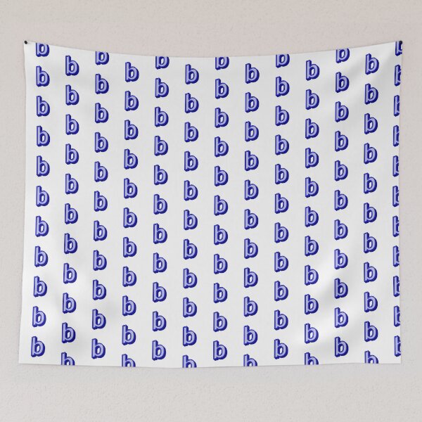 Item preview, 3D Alphabet Letter b - Bold Typography Design - Lowercase Alphabet Artwork designed and sold by uncoXab.