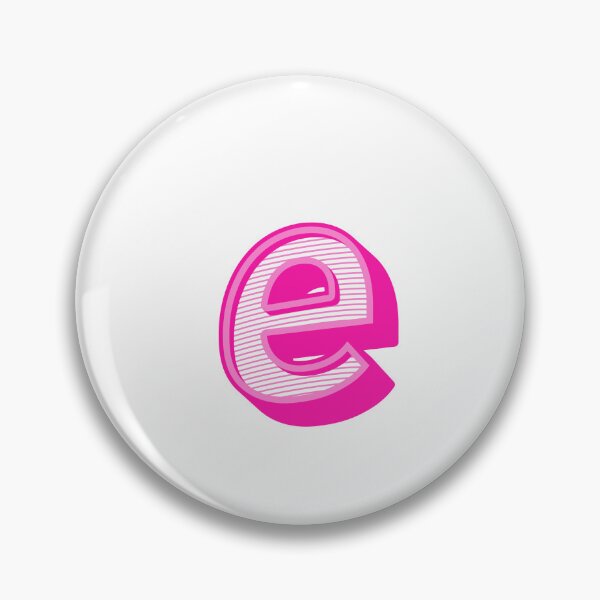 Item preview, 3D Alphabet Letter e - Bold Typography Design - Lowercase Alphabet Artwork designed and sold by uncoXab.