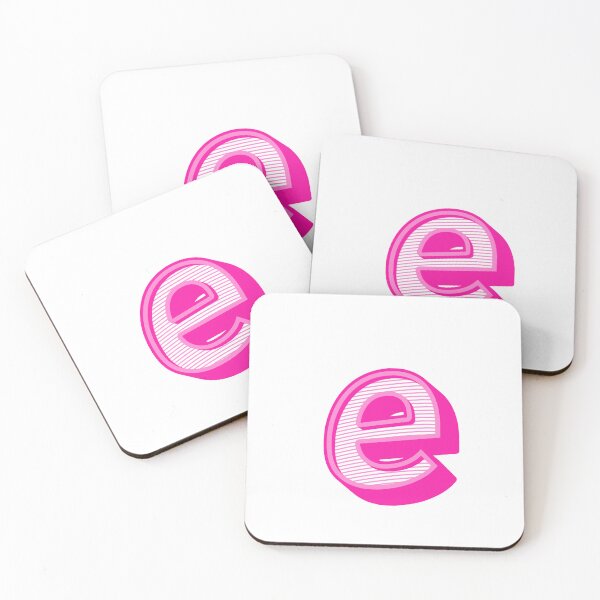 Item preview, 3D Alphabet Letter e - Bold Typography Design - Lowercase Alphabet Artwork designed and sold by uncoXab.