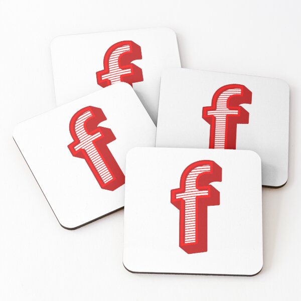 Item preview, 3D Alphabet Letter f - Bold Typography Design - Lowercase Alphabet Artwork designed and sold by uncoXab.