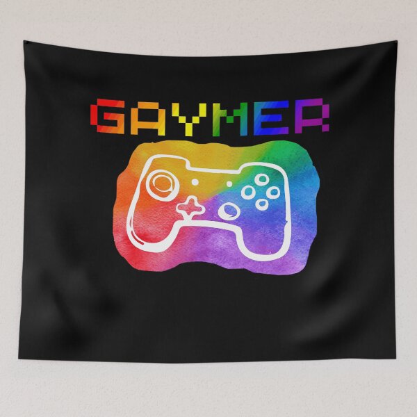 Item preview, Gaymer LGBTQ Rainbow Pride Flag Colors, Gaymer Pride Design  designed and sold by Travelslightly.