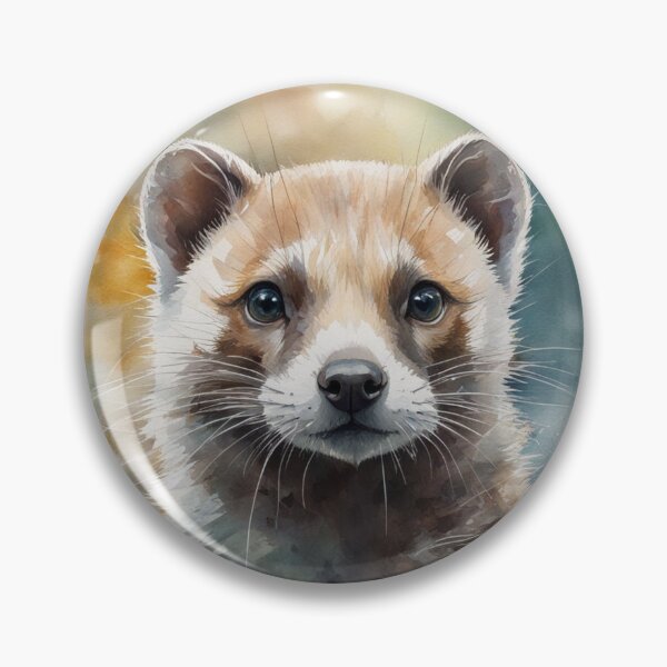 Item preview, Gorgeous Weasel in Watercolor designed and sold by joejiing.
