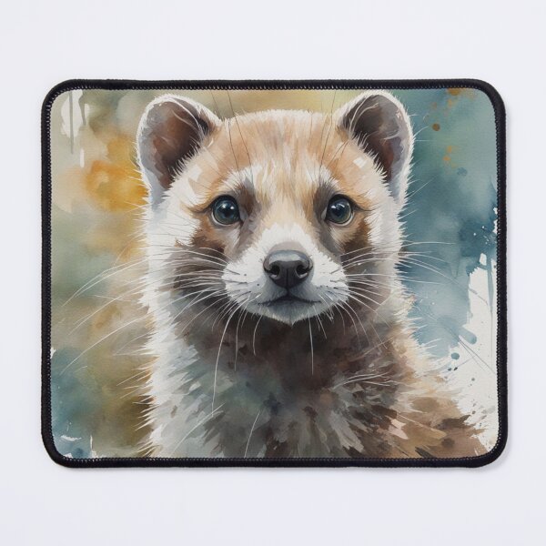 Item preview, Gorgeous Weasel in Watercolor designed and sold by joejiing.