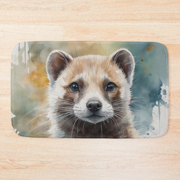 Item preview, Gorgeous Weasel in Watercolor designed and sold by joejiing.