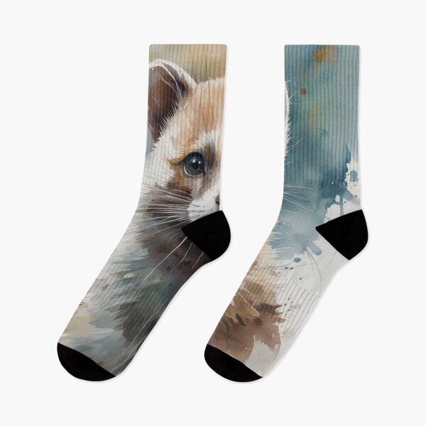 Item preview, Gorgeous Weasel in Watercolor designed and sold by joejiing.