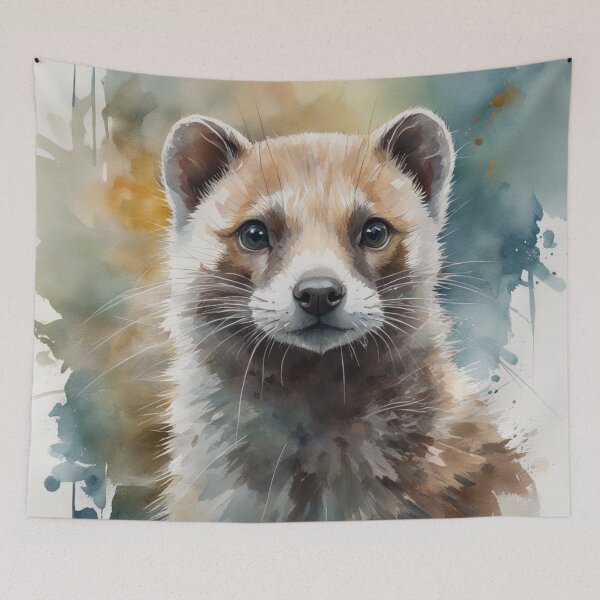 Item preview, Gorgeous Weasel in Watercolor designed and sold by joejiing.