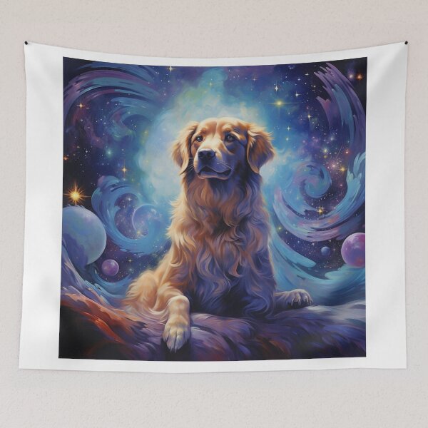 Item preview, Harmonious Serenity: The Cosmic Melody's Twinkle in the Halcyon Clarity of a Dog's Perception designed and sold by Christian Weiss.