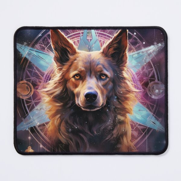 Item preview, Starlight Dog: The Radiant Embrace of an Evanescent Oracle's Transcendence designed and sold by Christian Weiss.