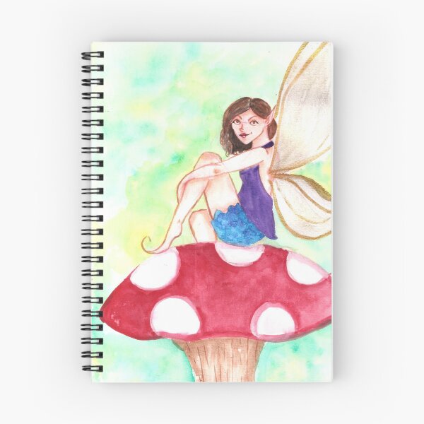 Item preview, Woodland Fairy on a Toadstool designed and sold by Starfire Art.