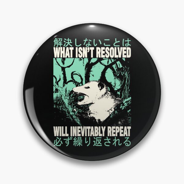 Item preview, What Isn't Resolved Opossum designed and sold by VintageMedatsu.