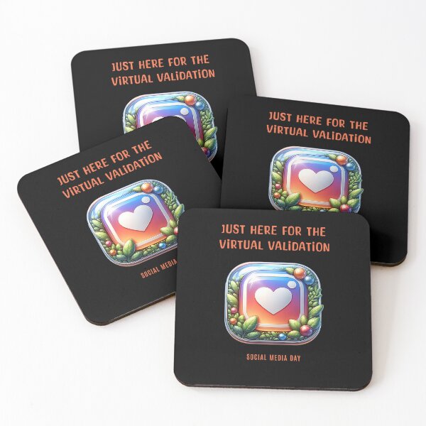 Item preview, Just here for the virtual validation - Social Media Day designed and sold by Pflugart.