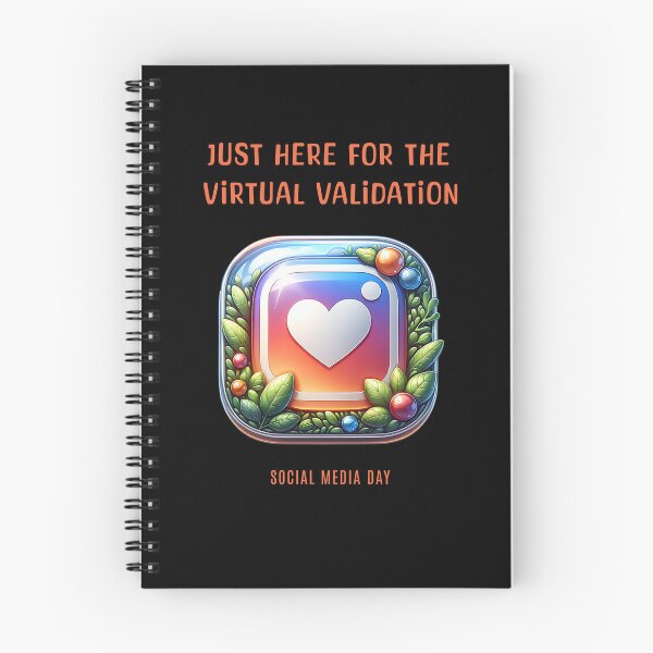 Item preview, Just here for the virtual validation - Social Media Day designed and sold by Pflugart.