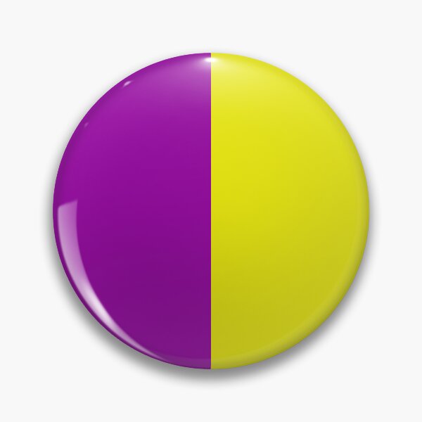 Item preview, Purple Yellow Two Tone Color Split designed and sold by PatternTitan.