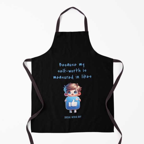 Item preview, Because my self-worth is measured in likes - Social Media Day designed and sold by Pflugart.