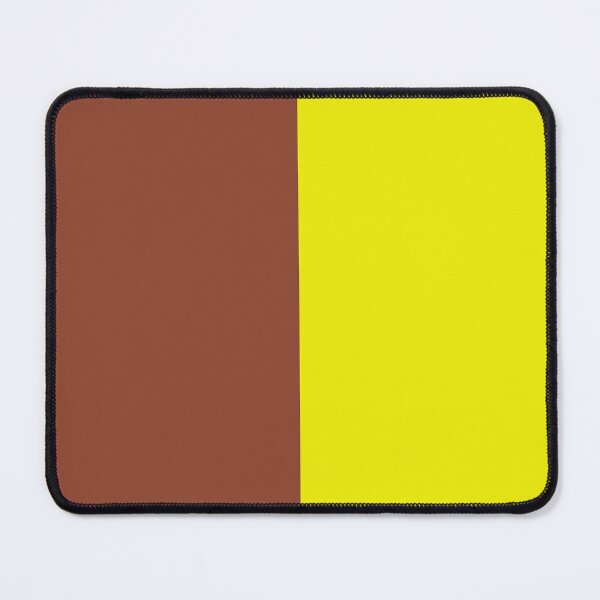 Item preview, Brown Yellow Two Tone Color Split designed and sold by PatternTitan.