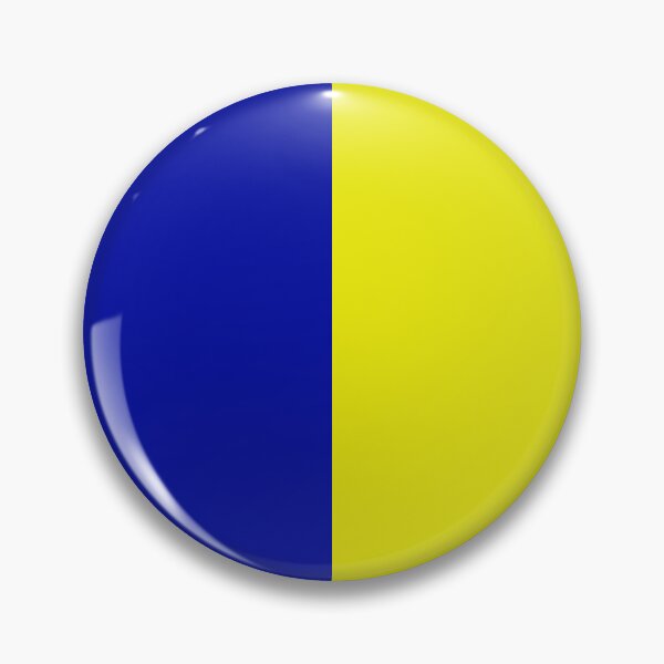Item preview, Blue Yellow Two Tone Color Split designed and sold by PatternTitan.