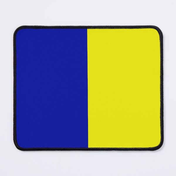 Item preview, Blue Yellow Two Tone Color Split designed and sold by PatternTitan.
