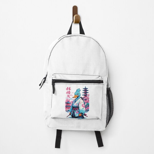 Item preview, Samurai Duck Aesthetic Vaporwave Style Japanese designed and sold by LuminOrb.