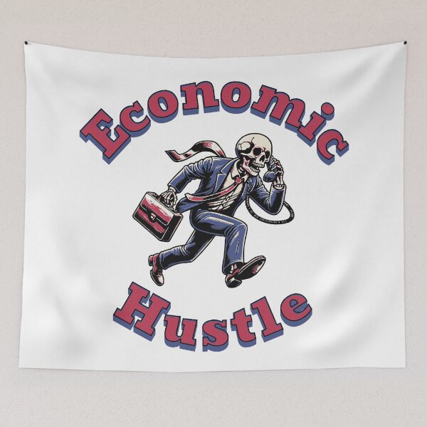 Item preview, The Grind Never Sleeps: Skeletal Hustler designed and sold by CyberWindow.