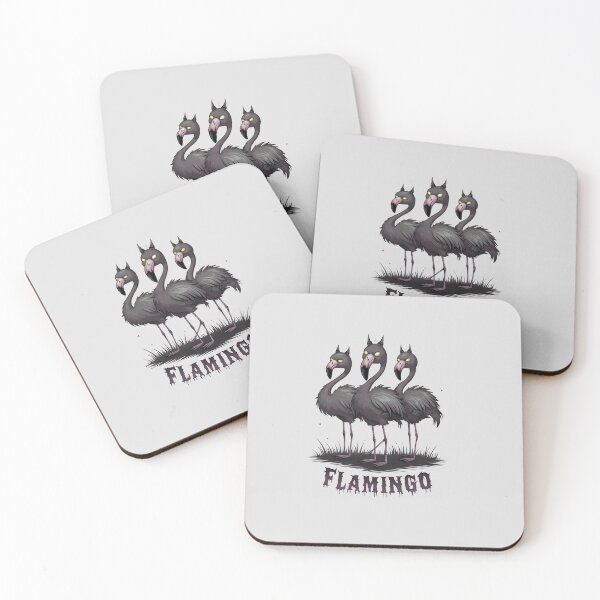 Item preview, Three Creepy Flamingos designed and sold by Itsheartshop.