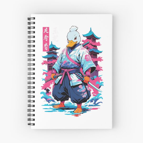 Item preview, Samurai Duck Aesthetic Vaporwave Style Japan designed and sold by LuminOrb.
