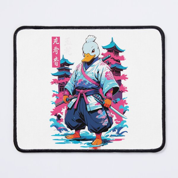 Item preview, Samurai Duck Aesthetic Vaporwave Style Japan designed and sold by LuminOrb.