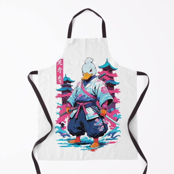 Item preview, Samurai Duck Aesthetic Vaporwave Style Japan designed and sold by LuminOrb.