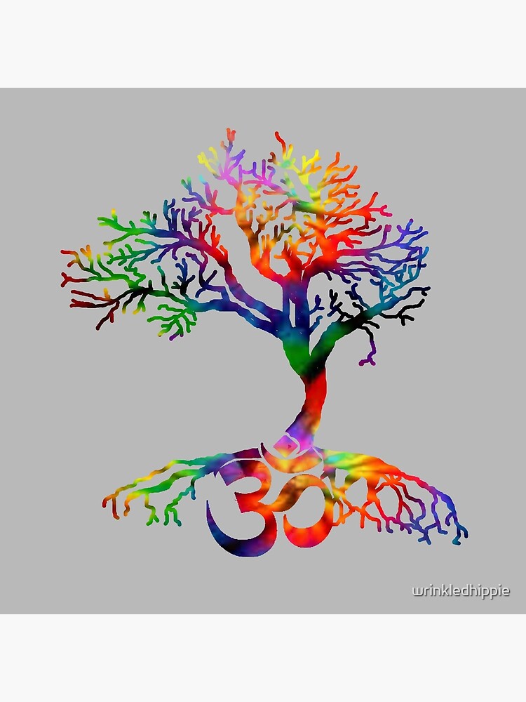 Tree of Life Shirt, Yoga, Aum, Om, Ohm, Symbol, Tie Dye Tote Bag for Sale  by wrinkledhippie