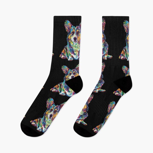 Item preview, Psychedelic Corgi Dog designed and sold by SmallOwlDesign.