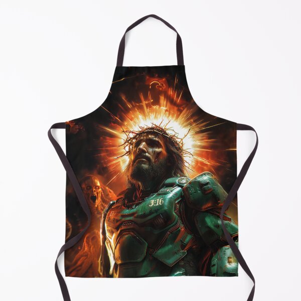 Item preview, Christ the Doom Slayer designed and sold by EnhancedReality.