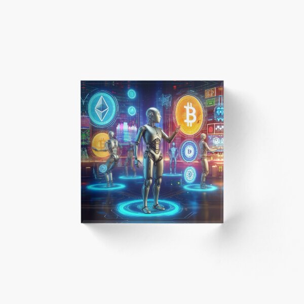 Item preview, Cryptoverse: Androids in a Futuristic Digital Economy designed and sold by Omniweb.app.