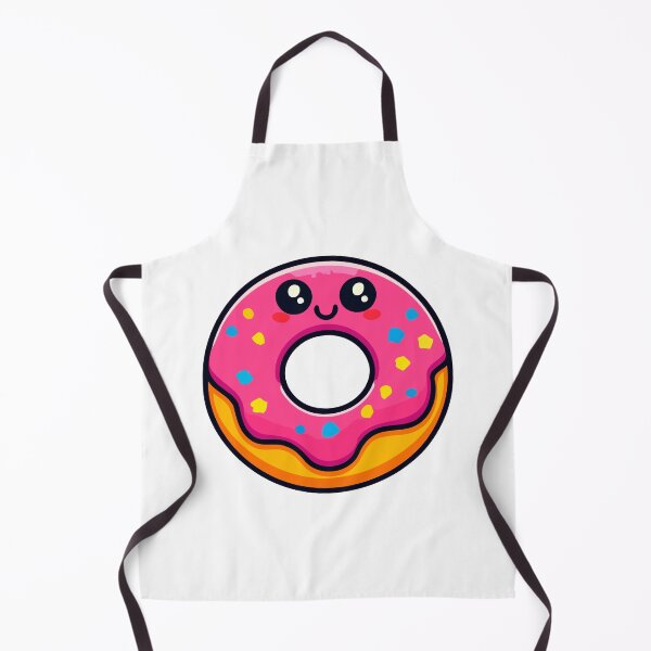Item preview, Cute Kawaii Donut - Adorable Cartoon Dessert designed and sold by Akioos.