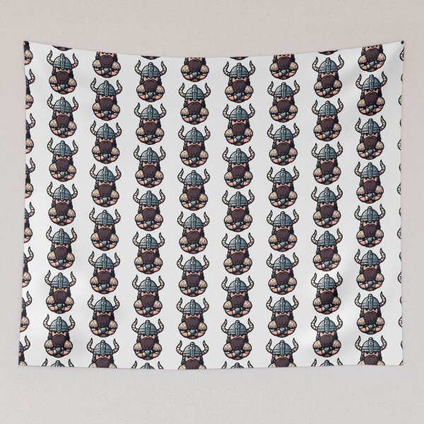 Item preview, Fierce Kawaii Viking Warrior - Adorable Cartoon designed and sold by Akioos.