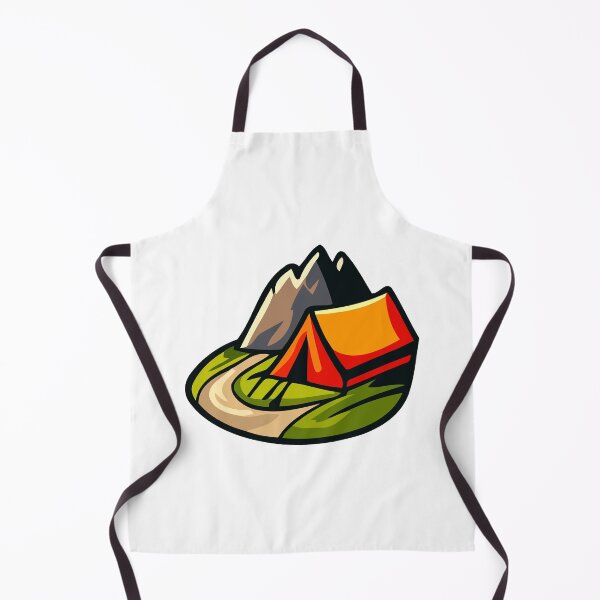Item preview, Kawaii Camping Adventure - Cute Mountain Tent designed and sold by Akioos.