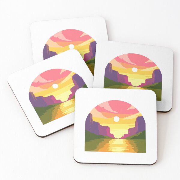 Item preview, Majestic Sunset Canyon - Kawaii Landscape designed and sold by Akioos.