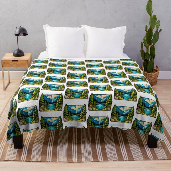 Item preview, Scenic Mountain Landscape - Kawaii Nature designed and sold by Akioos.
