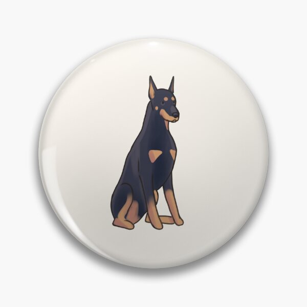 Aperçu de l'œuvre doberman assis créée et vendue par Artofmayara.