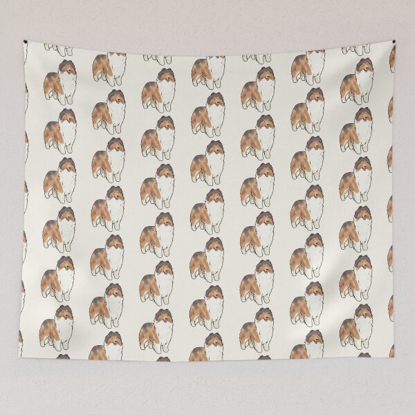 Item preview, Cute rough collie drawing  designed and sold by Artofmayara.