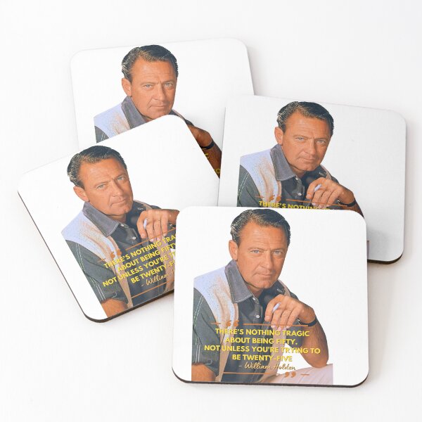 Item preview, William Holden Quote T-Shirt and Sticker designed and sold by DiverseDazzle.